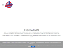 Tablet Screenshot of chiaravallenuoto.it